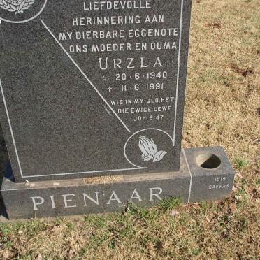 PIENAAR Urzla 1940-1991