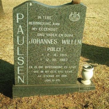 PAULSEN Johannes Willem 1915-1987