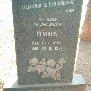 ROOS Hendrik 1954-1971
