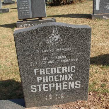 STEPHENS Frederic Phoenix 1933-1993