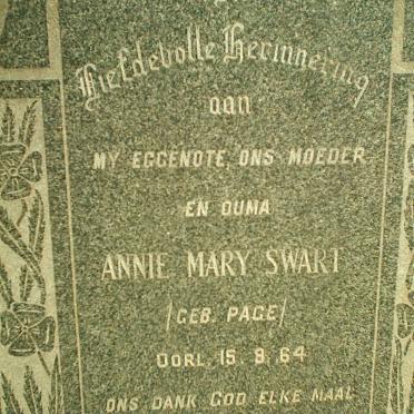 SWART Annie Mary nee PAGE -1964