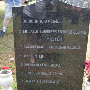 SCHALKWYK Carel Johannes, van 1904-1987 &amp; Louise 1911-1999 