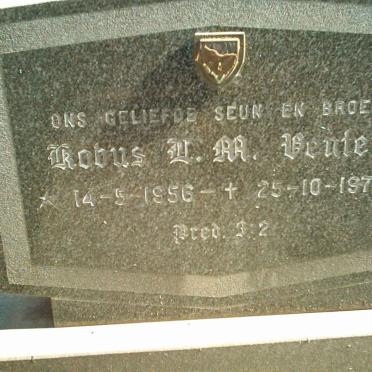 VENTER Kobus L.M. 1956-1975