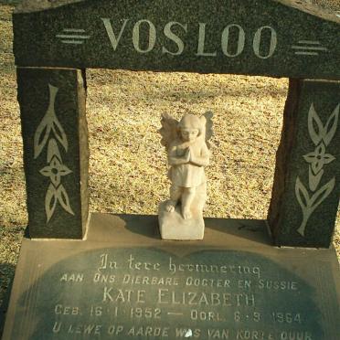 VOSLOO Kate Elizabeth 1952-1964