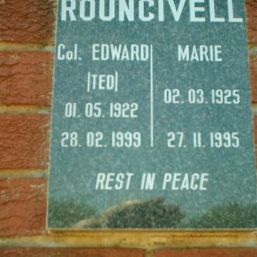 ROUNCIVELL Edward 1922-1999 &amp; Marie 1925-1995