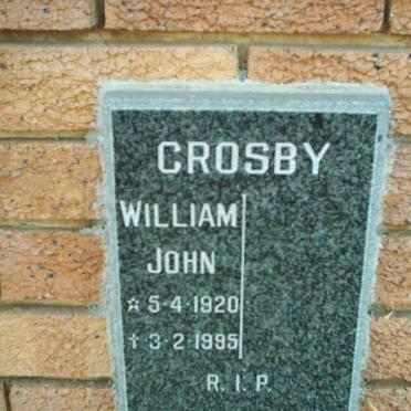 CROSBY William John 1920-1995