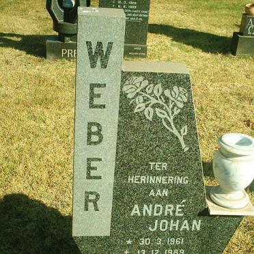 WEBER Andre Johan 1961-1989
