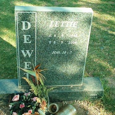 WET Lettie, de 1945-2004