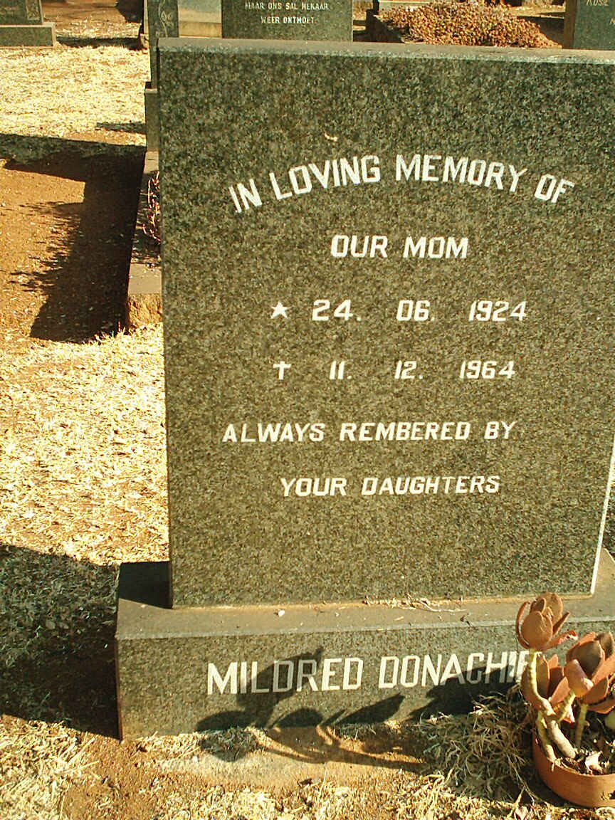 ? DONACHI? Mildred 1942-1964