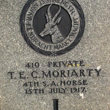 MORIARTY T.E.C. -1917