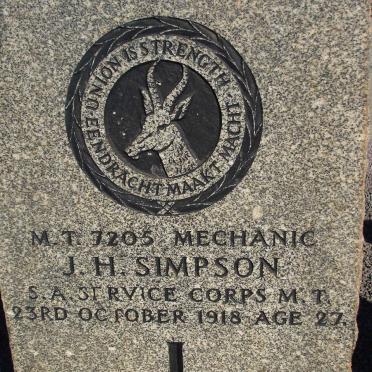 SIMPSON J.H. -1918