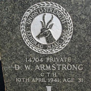 ARMSTRONG D.W. -1941