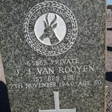 ROOYEN J.J., van -1940
