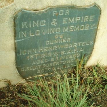 BARTELS John Henry -1917