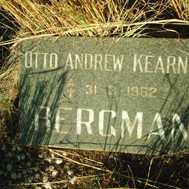BERGMAN Otto Andrew Kearney -1962
