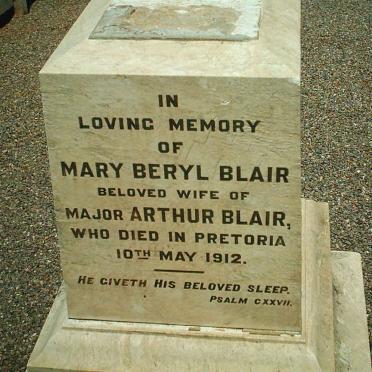 BLAIR Mary Beryl -1912