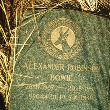 BOWIE Alexander Robinson 1907-1955