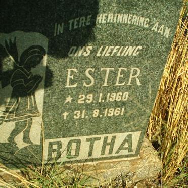 BOTHA Ester 1960-1961