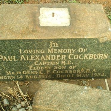 COCKBURN Paul Alexander 1874-1924