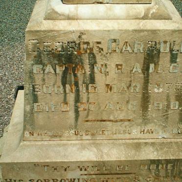 CARROLL George 1875-1910