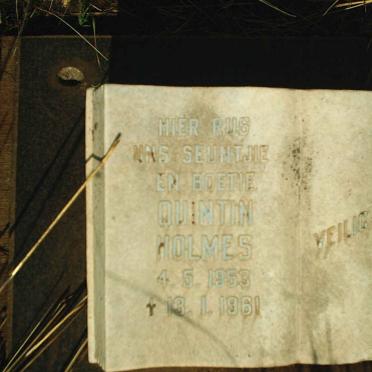 HOLMES Quintin 1953-1961