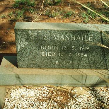 MASHAILE S. 1919-1984