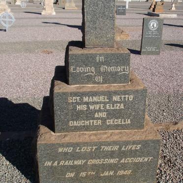 NETTO Manuel -1948 &amp; Eliza -1948 :: NETTO Cecilia -1948