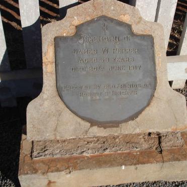 PEPPER James W. -1917