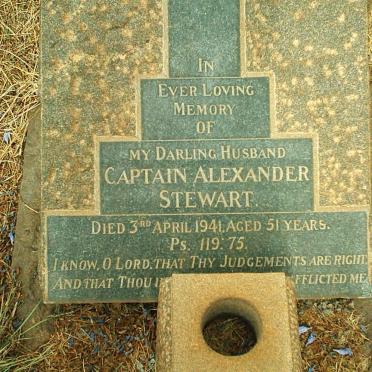 STEWART Alexander -1941