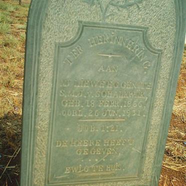 SCHALKWYK S.M.J., van 1866-1931