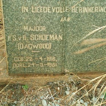 SCHOEMAN H.S.v.H. 1916-1951