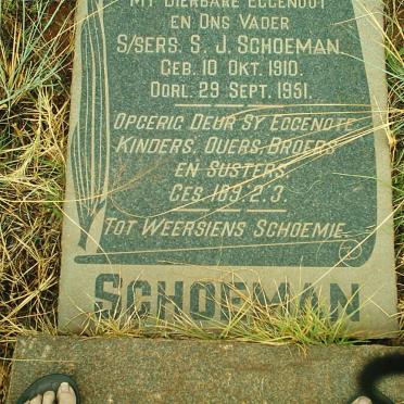 SCHOEMAN S.J. 1910-1951