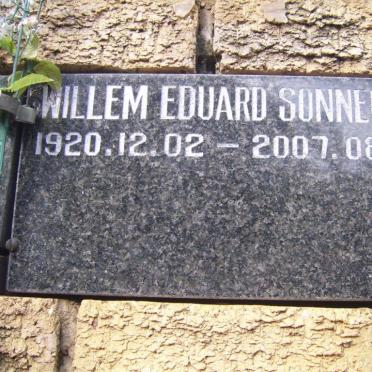 SONNEKUS Willem Eduard 1920-2007