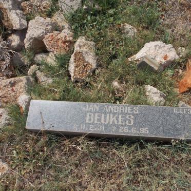 BEUKES Jan Andries 1931-1995