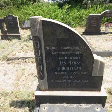 BOTHA Jan Harm Christiaan 1919-1969