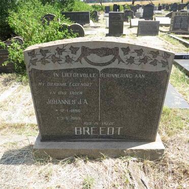 BREEDT Johannes J.A. 1896-1969