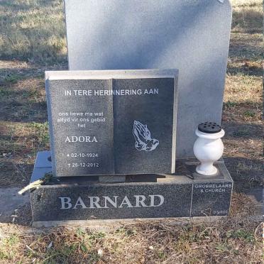 BARNARD Adora 1924-2012