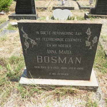 BOSMAN Anna Maria 1913-1968