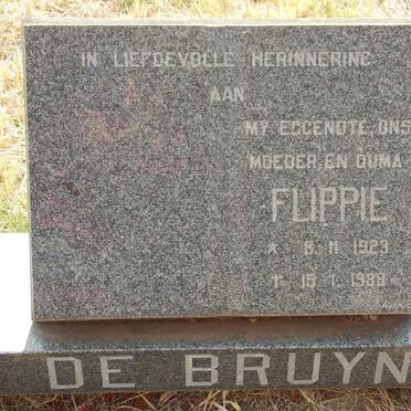 BRUYN Flippie, de 1923-1988