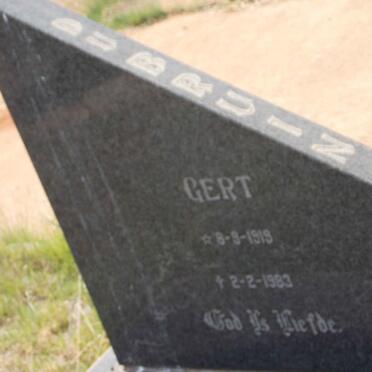 BRUIN Gert, du 1919-1983