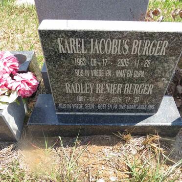 BURGER Karel Jacobus 1963-2005 :: BURGER Radley Renier 1987-2019