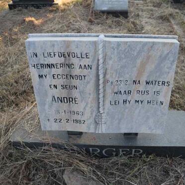 BURGER Andre 1963-1982