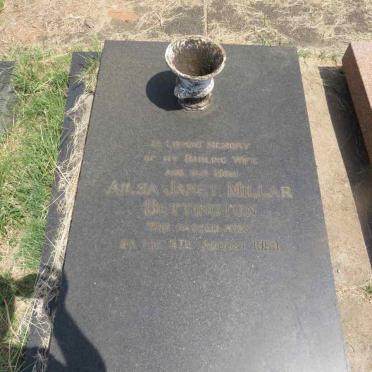 BETTINGTON Ailsa Janet Millar -1959