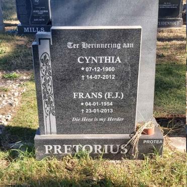 COETZEE F.J. 1954-2013 &amp; Cynthia 1960-2012