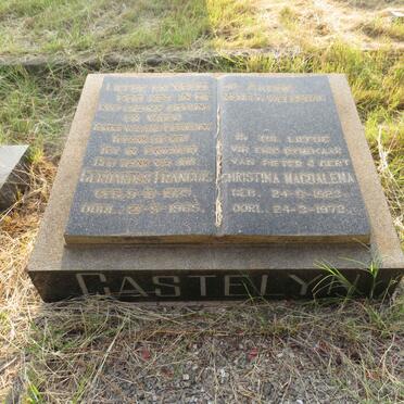 CASTELYN Gerhardus Francois 1923-1965 & Christina Magdalena 1923-1972 _1