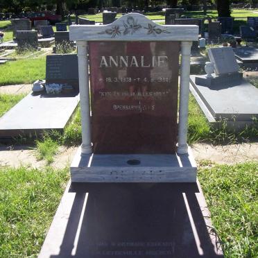 COETZEE Annalie nee van der MERWE 1938-1984 _1