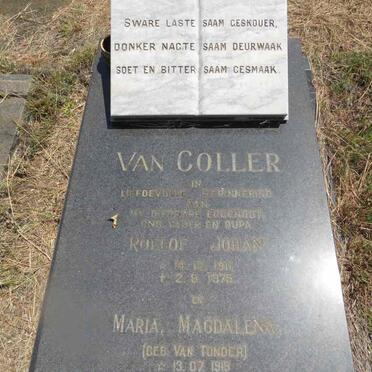 COLLER Roelof Johan, van 1911-1975 & Maria Magdalena VAN TONDER 1915-198?_3