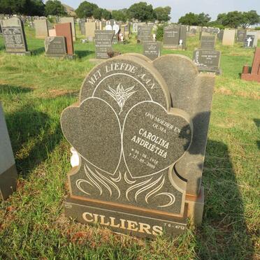 CILLIERS Carolina Andrietha 1918-2000