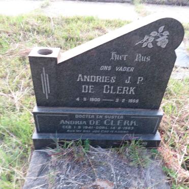 CLERK Andries J.P., de 1900-1959 :: DE CLERK Andria 1941-1963