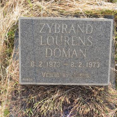 DOMAN Zybrand Lourens, 1973-1973